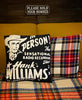 Hank Sr. Throw Pillow