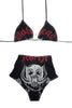 rock and roll heavy metal 70's 80's seventies eighties made in USA Teekini t-shirt bikini rock n roll rock and roll bikinis miami made in usa limited edition kini handmade bikinis Custom bikinis Betty Bangs Bikinis american made highwaist Motorhead Lemmy Kilmister iron fist eat the rich ace of spades jack daniels