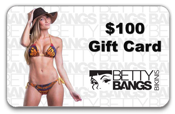 $100 Gift Card - Betty Bangs Bikinis
